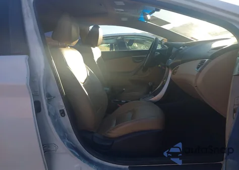 2012 Hyundai Elantra Limited z USA, uszkodzony, nr VIN 5NPDH4AE0CH092732